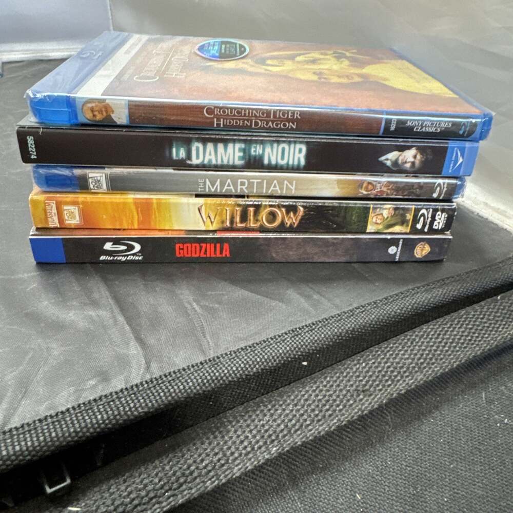Blu-ray Lot Of 5 Crouching Tiger Hidden Dragon Willow Martian Godzilla New